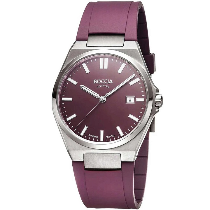 Ceas barbatesc Boccia 3667-03, Quartz, 39mm, 5ATM