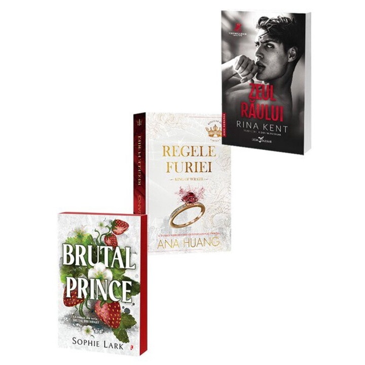Pachet Brutal Prince + Regele furiei + Zeul raului. Set 3 carti