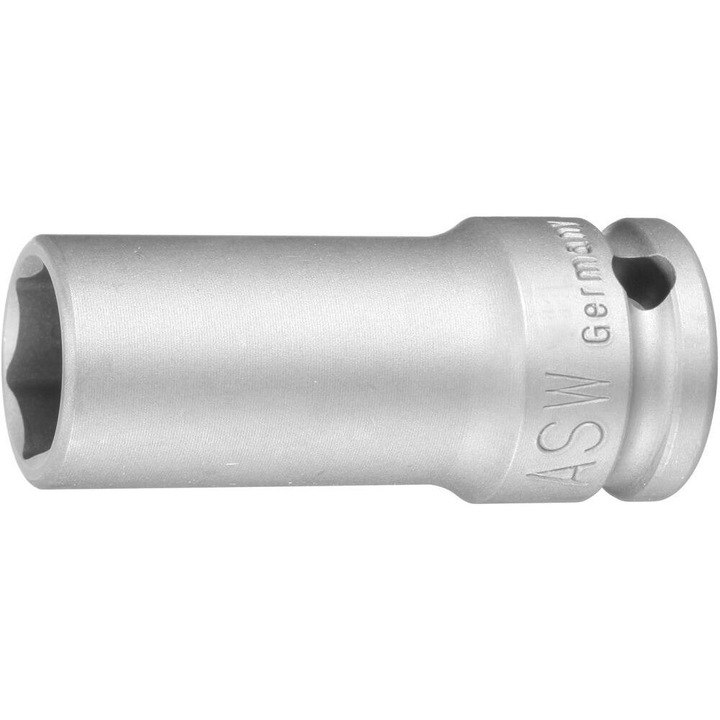 Cap de impact pentru cheie cu clichet 3/4", 22mm, lung, Asw