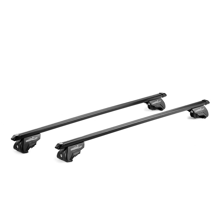 Bare transversale Green Valley Easy One SW Otel pentru BMW Seria 5 Combi/Break F11 2010-2017, cu prindere pe bare longitudinale integrate