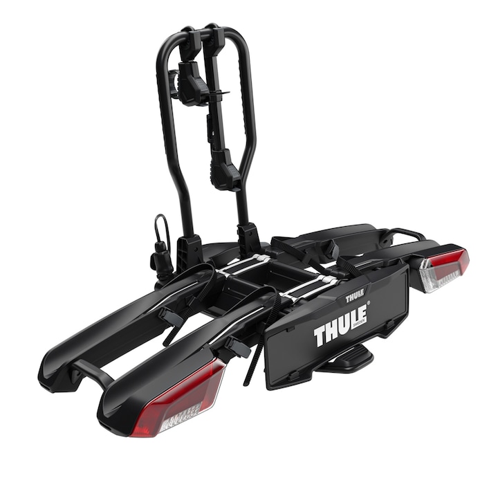 Suport pentru 2 biciclete, Thule EasyFold 3, cu prindere pe carligul de remorcare