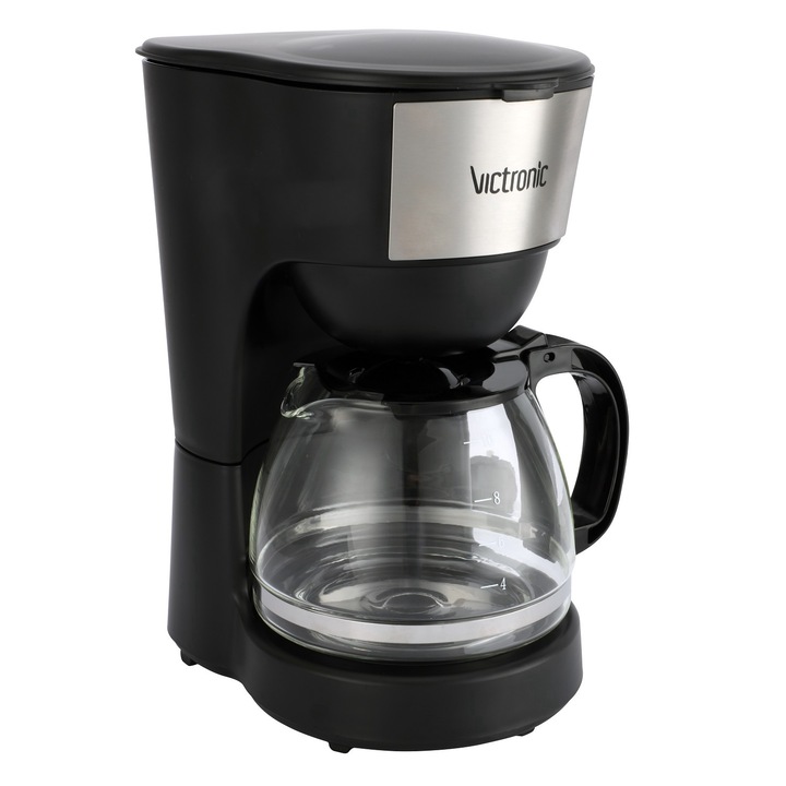 Filtru de cafea cu capac rabatabil Victronic, Putere 750 W, Capacitate 1.25 l, VC5791