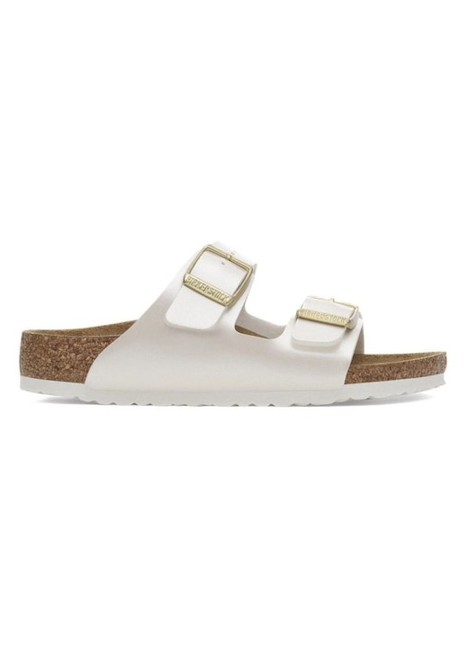 Slapi pentru femei, Birkenstock, BM219450, alb, Alb, 37