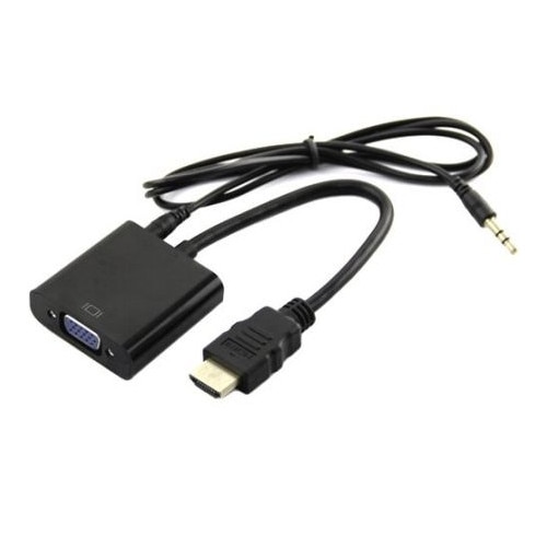 Adaptor HDMI tata la VGA+audio, negru, TRONIC , calitate Full HD