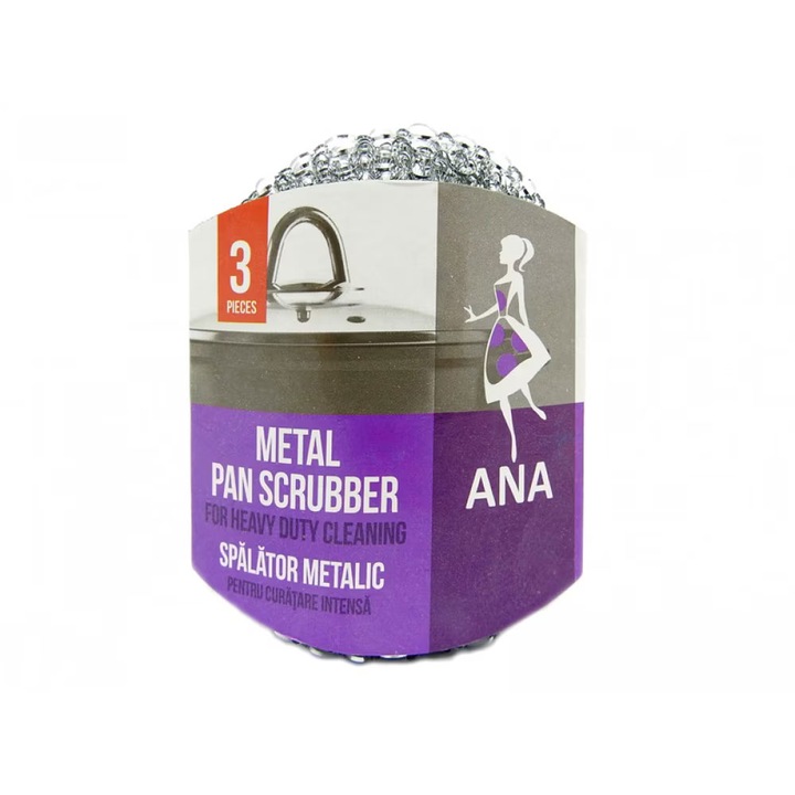 Pachet 3 X Bureti de vase metalici Anna 3buc/set