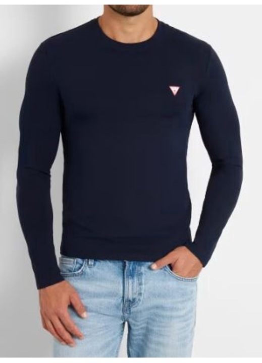 Bluza cu logo discret, S INTL