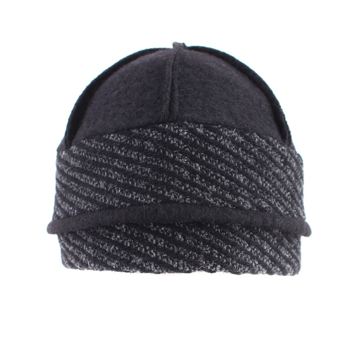 Caciula din lana HatYou CP3550, Pentru femei, Negru/Gri