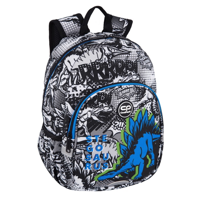 Раница за детска градина Toby Coolpack, T-Rex, 35 х 26 х 12 см, Многоцветна