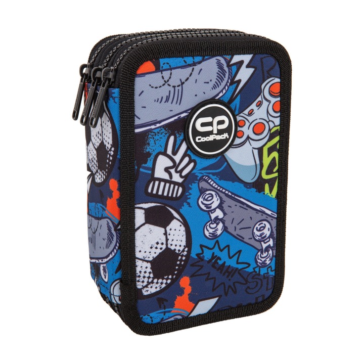 Ученически несесер с пособия Coolpack, Jumper 3, Hobby, С три ципа