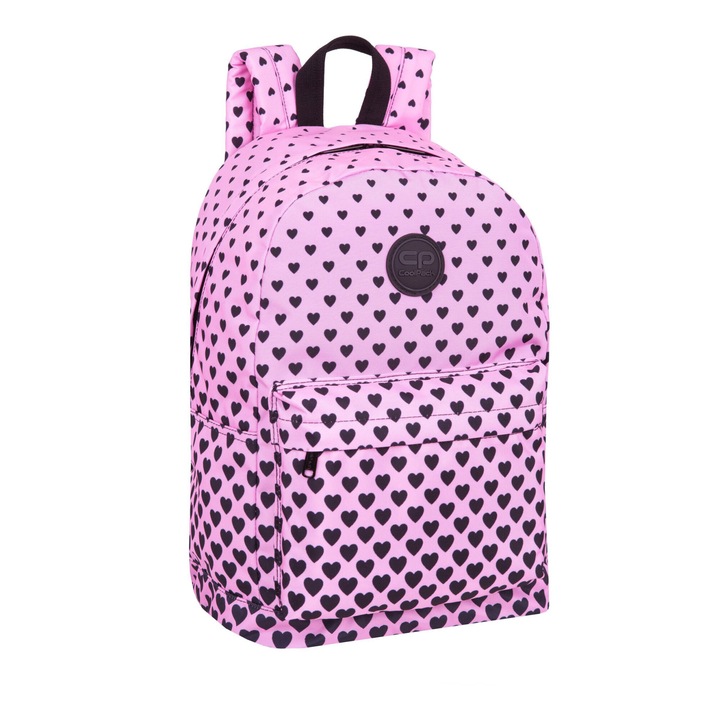 CoolPack iskolai hátizsák, Cross Pink mályvacukor, 31 x 42 x 17 cm, Többszínű