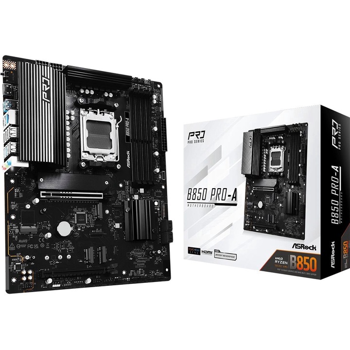 Дънна платка ASRock B850 PRO-A, Socket AM5