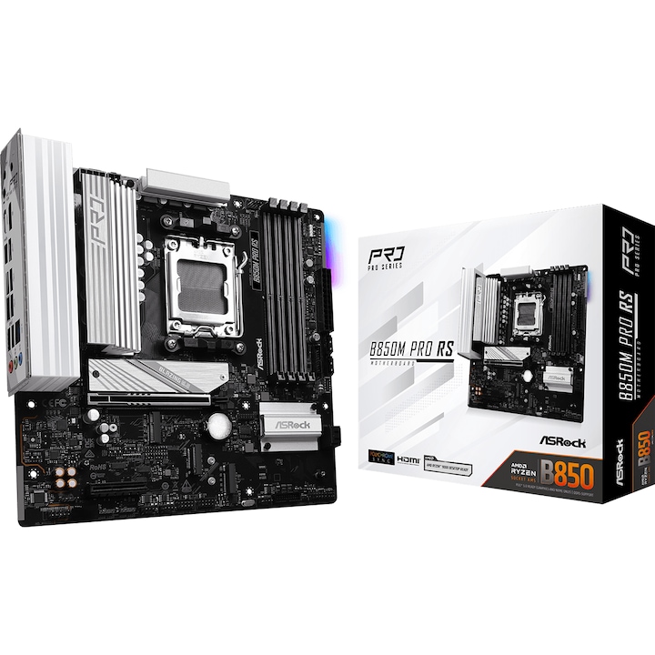 Дънна платка ASRock B850M Pro RS socket AM5 B850M-PRO-RS