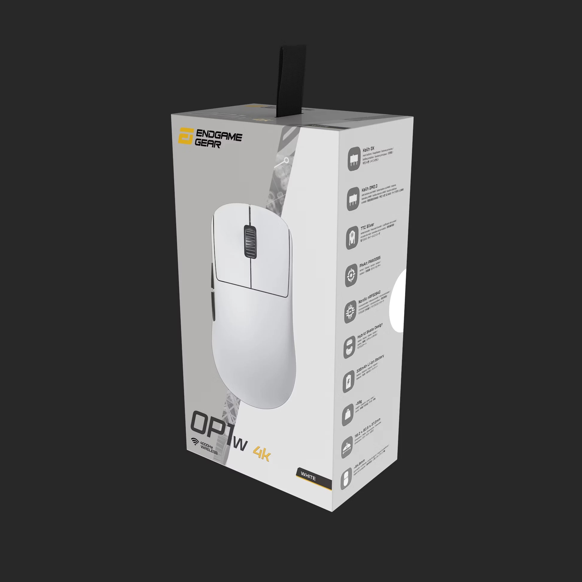 Mouse profesional gaming Endgame Gear OP1w 4K - Mouse pentru