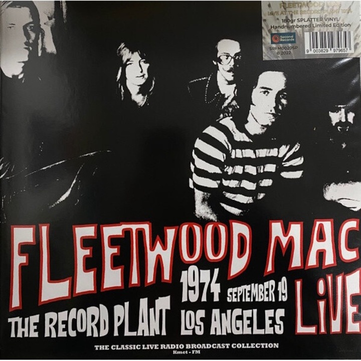 Fleetwood Mac - Live At The Record Plant 1974 -White/Black Splatter- (LP)