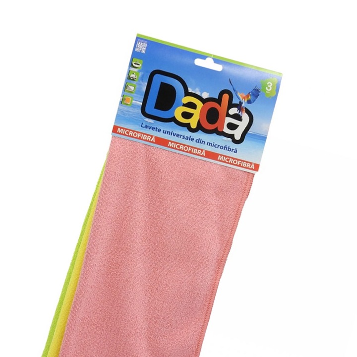 Pachet 6 X Lavete Microfibra Dada Universale 30x40cm 3buc/Set