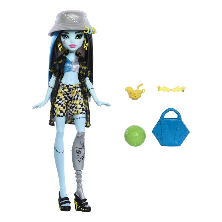 Кукла Mattel Monster High, Frankie Stein, многоцветна, 4 години+, 1 бр.