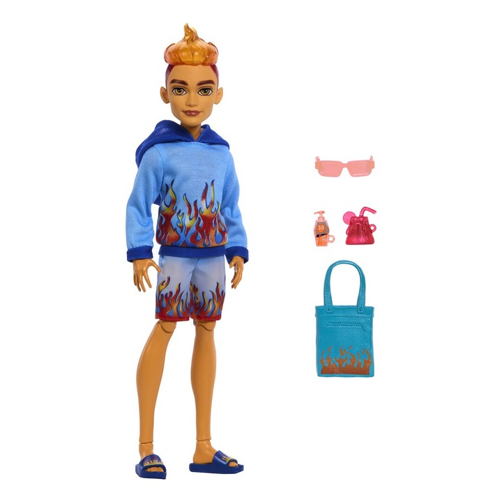 Кукла Monster High Mattel HRP69, Heath Burns, многоцветна, 4 години+, 1 бр.