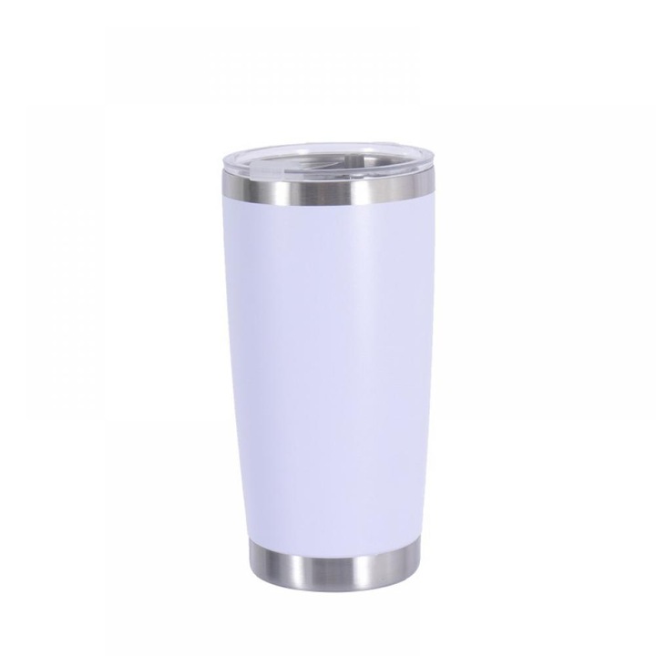 20oz термо чаша, неръждаема стомана 304, двойна изолация, поддържа температура за 12 часа, с лед