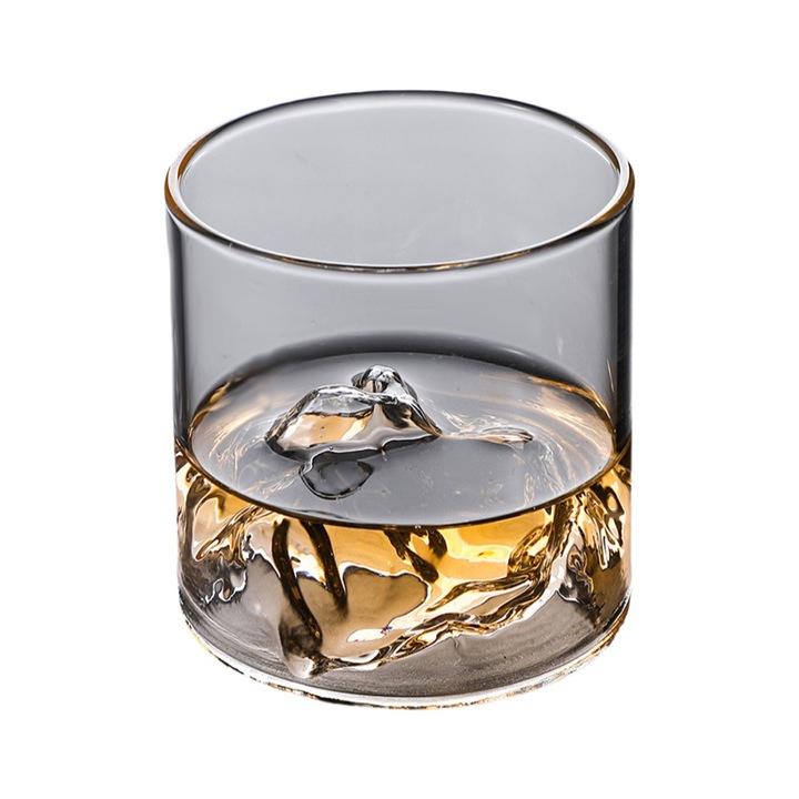 Üvegpohár, hegyi kivitel, 70x70cm, szett