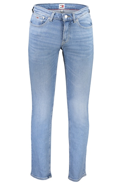 Férfi rövidnadrág, TOMMY HILFIGER, 95% pamut, 1% elasztán, 4 elasztán, világoskék, DM0DM20202, Világoskék