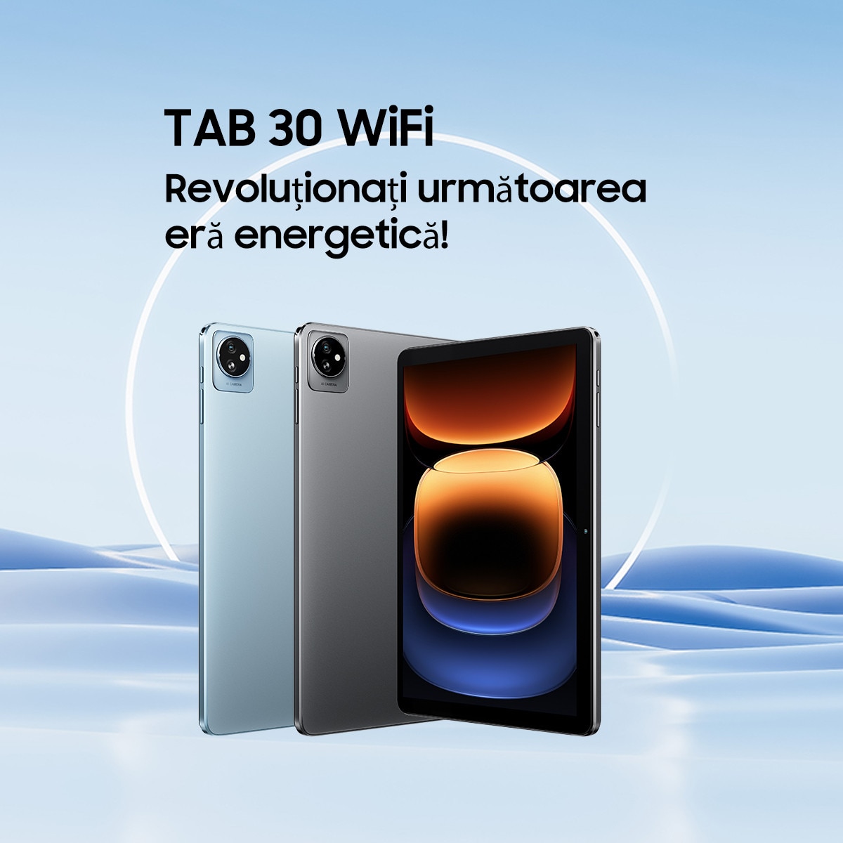 Tableta Blackview Tab 30 WiFi, 10.1 inch, Android 13 Go, Bluetooth 5.2, WIFI6(2.4G+5G), 6GB Ram(2GB + 4GB extensibili), 800×1280, Card TF unic, 64GB ROM, 5100mAH, Albastru