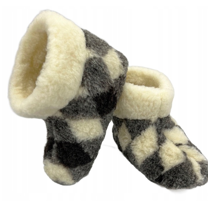 Мъжки чехли, Sheepmania, Wool, Grey