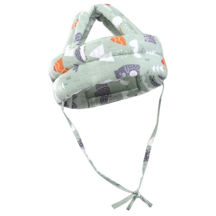 Casca de protectie pentru bebelusi, ajustabila, respirabila, 70cm, multicolor