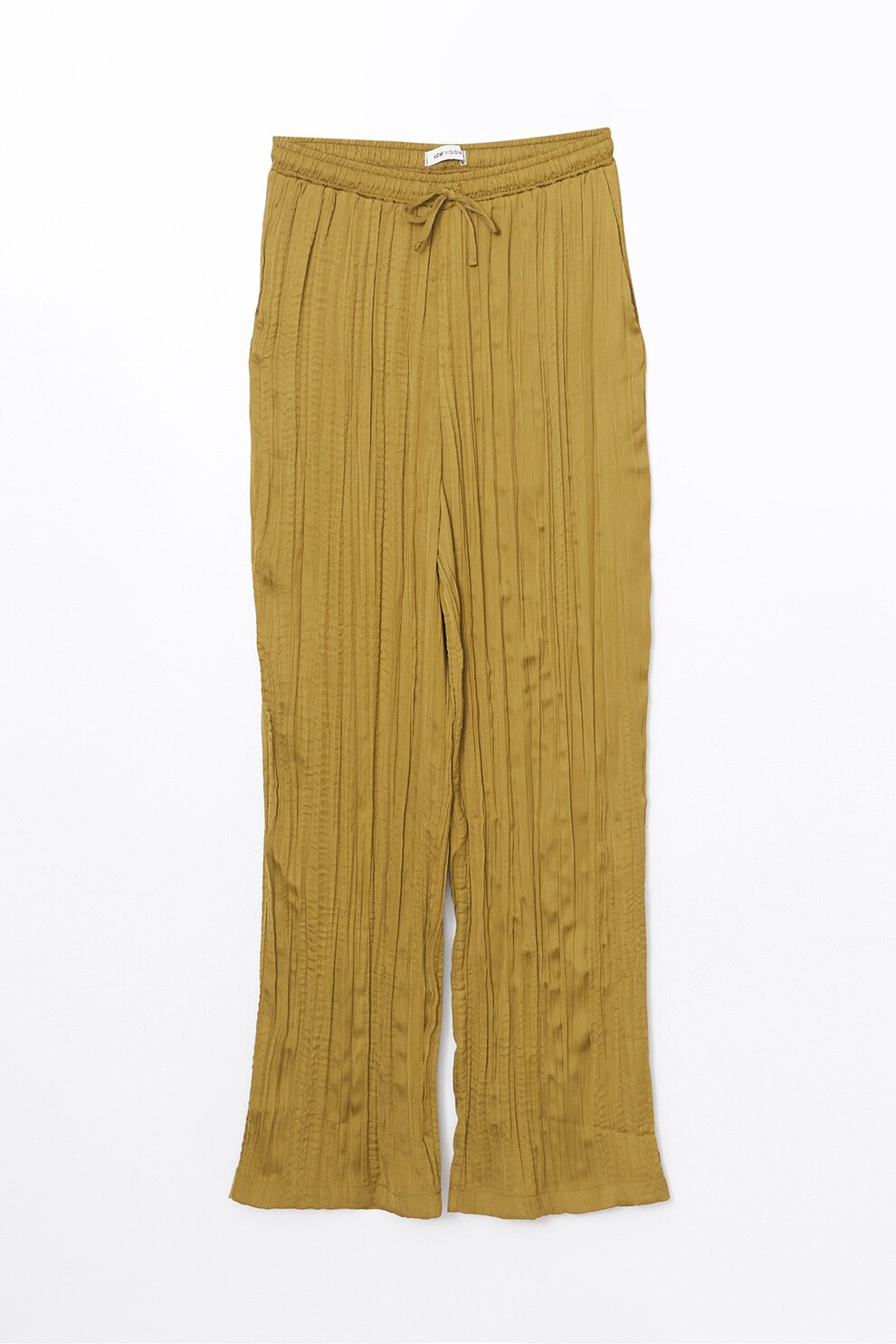 LC WAIKIKI, Pantaloni cu model plisat, Kaki, 40