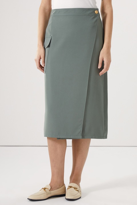 LC WAIKIKI, Rochie midi, Verde prafuit