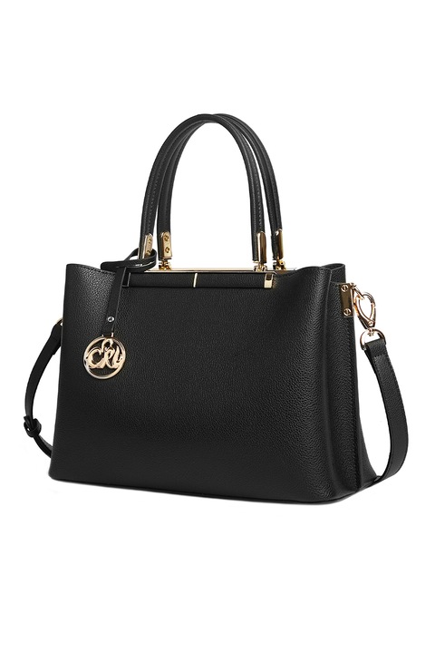 C'iel, Olive bőr válltáska logós kiegészítővel, Fekete