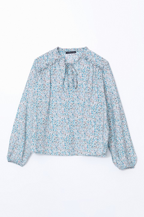 LC WAIKIKI, Bluza cu imprimeu, Roz/Albastru deschis