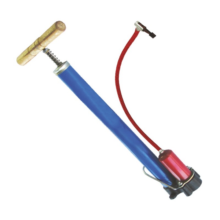 Autós kézi szivattyú, dugattyúval, kék, 500 mm