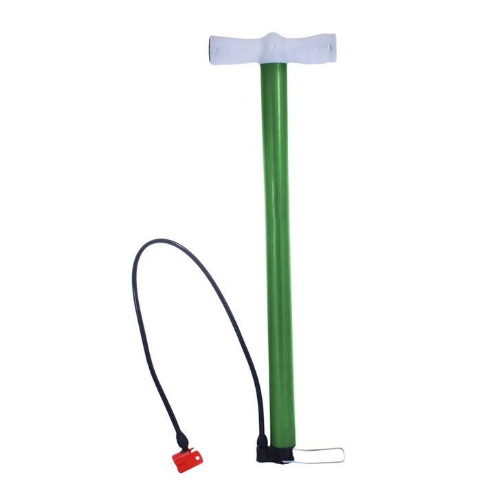 Ръчна помпа за кола, с цилиндър, зелена, 550 мм