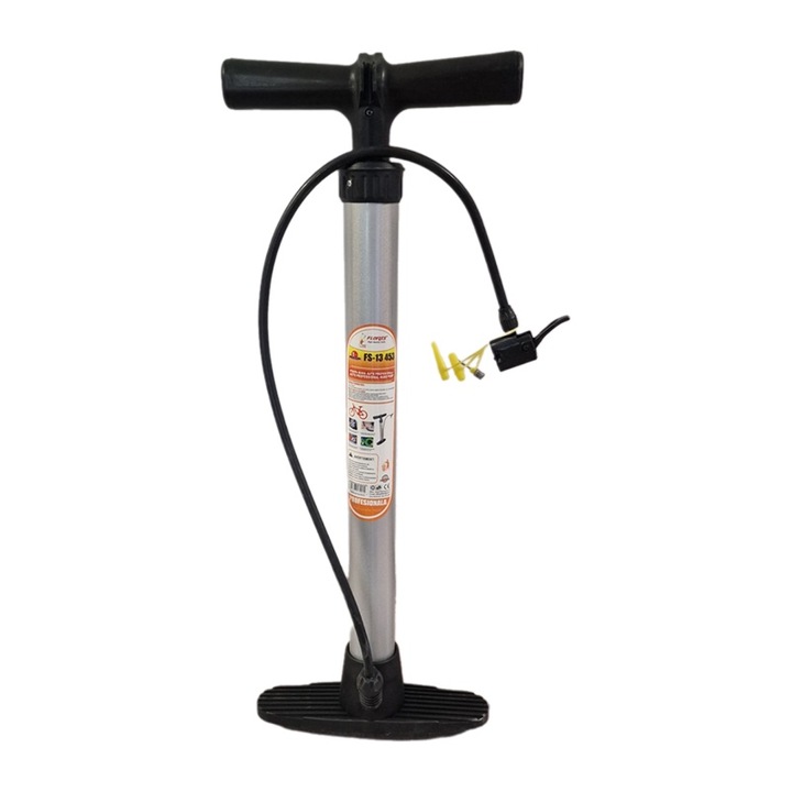 Autó kézi pumpa, profi, szürke, 580 mm