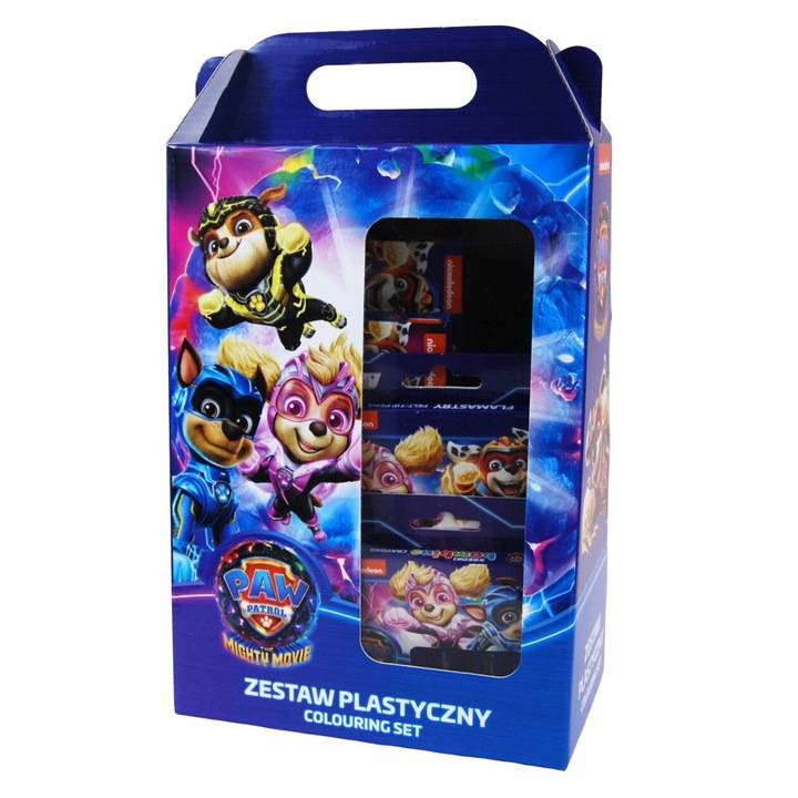 Подаръчен комплект Paw Patrol, ST. Majewski, 7 продукта, многоцветни, 32x19,5x11см