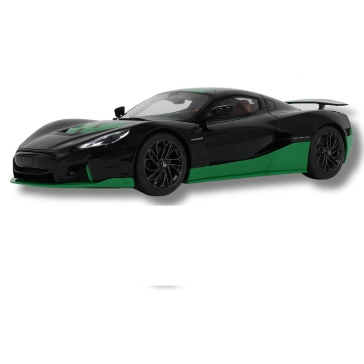 Modell autó Rimac Nevera Record, fekete, 2023, GT916 1:18, GT Spirit