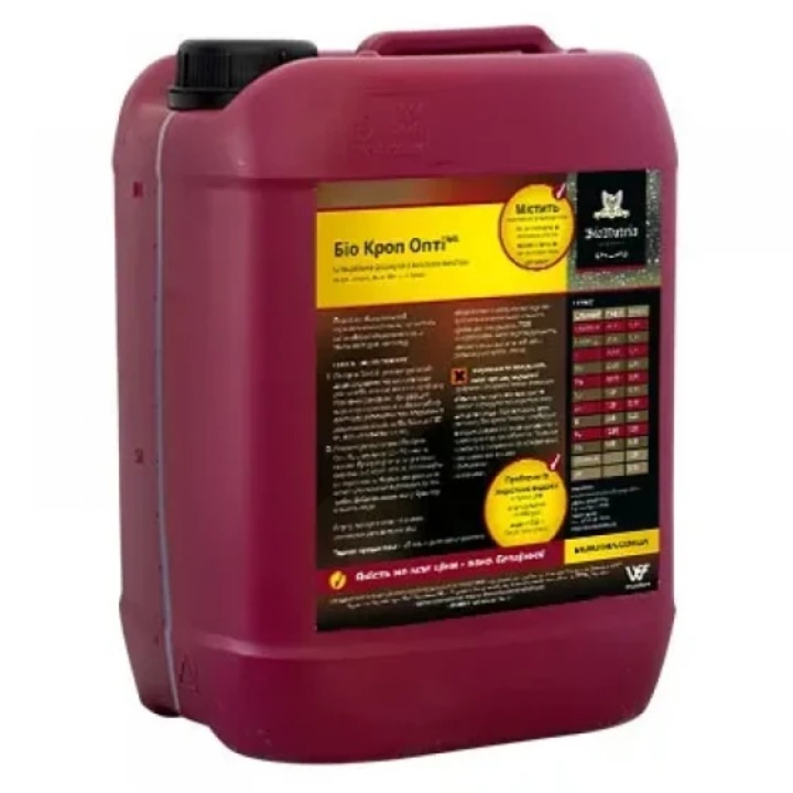 Ingrasamant utilizat in toate culturile ca tratament preventiv impotriva deficitului de nutrienti, BioCrop Opti XL, 10 l