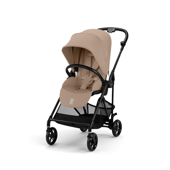 Бебешка количка Cybex Gold Melio Carbon B, Almond Beige, Бежов