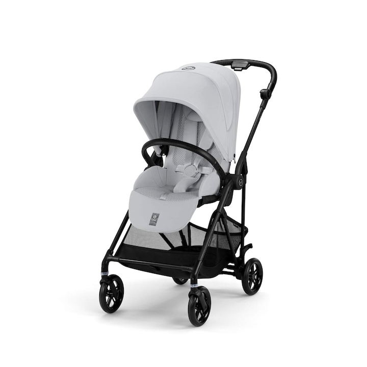 Бебешка количка Cybex Gold Melio Carbon B, Fog Grey, Сив