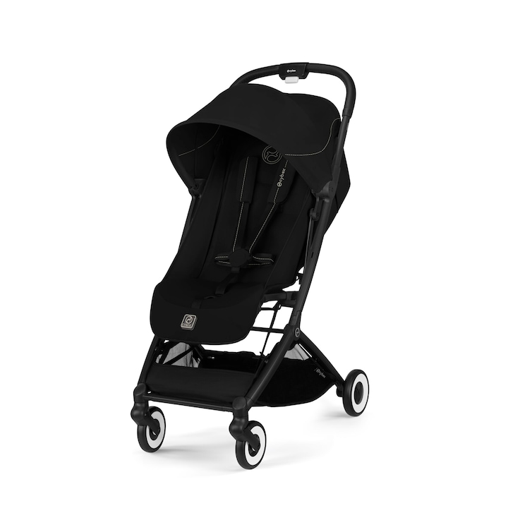 Бебешка количка Cybex Gold Orfeo Magic Black, черна рамка, черна