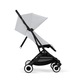 Детска количка Cybex Gold Orfeo Fog Grey, Черна рамка, Сив
