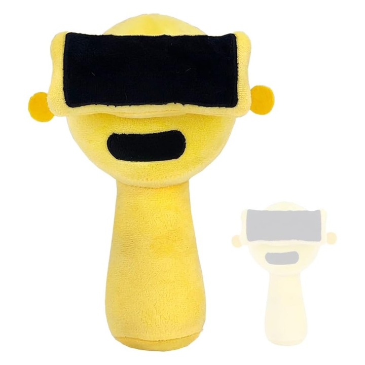 Jucarie de plus, personaj GARNOLD, Auriu, 20 cm, Impact Vision®