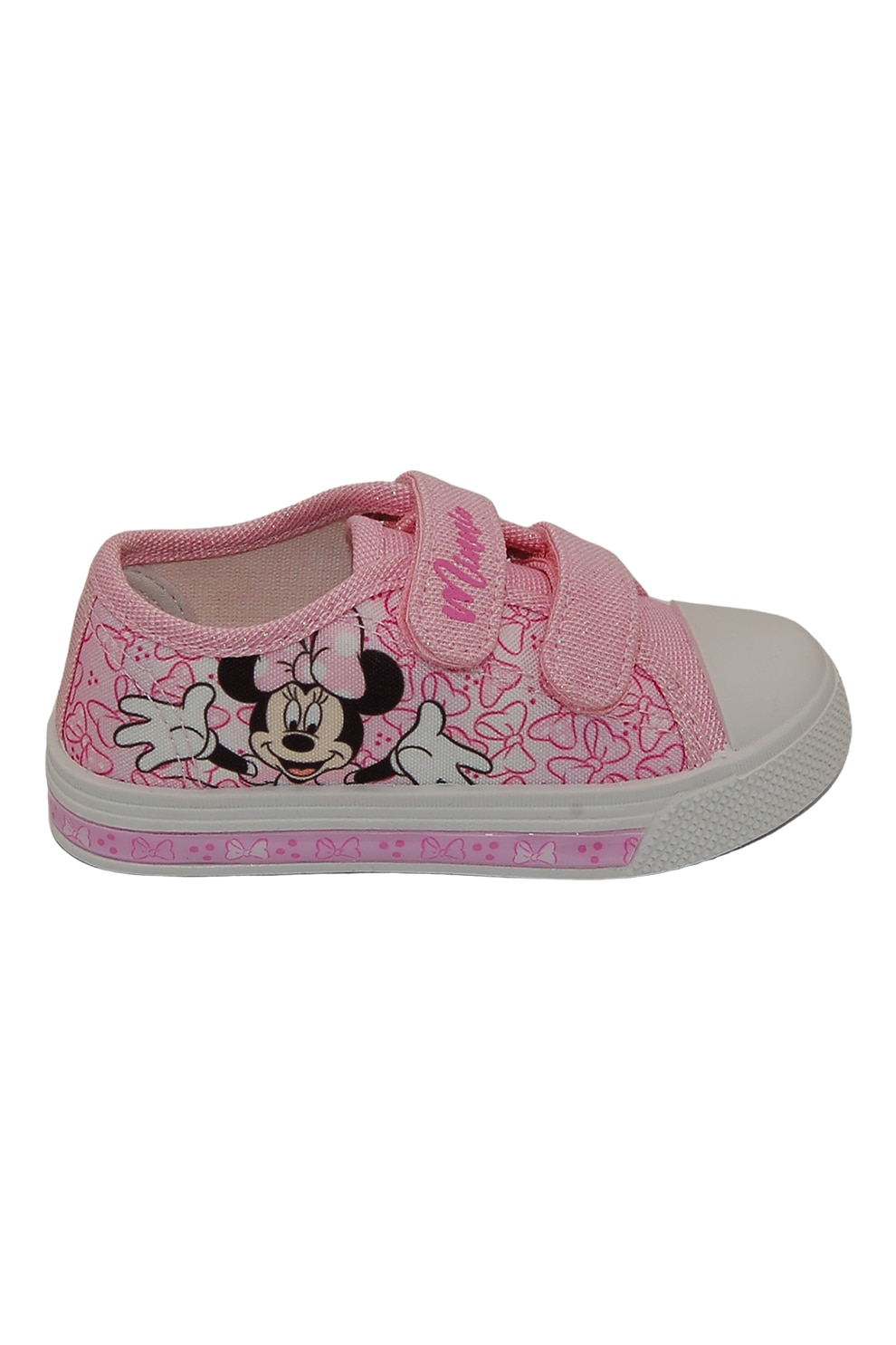 Walt Disney, Tenisi cu LED-uri Minnie Mouse, Alb, Negru, Roz, 29 EU