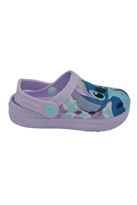 Walt Disney, Saboti slingback Stitch, Gri/Lila/Albastru, 32-33 EU