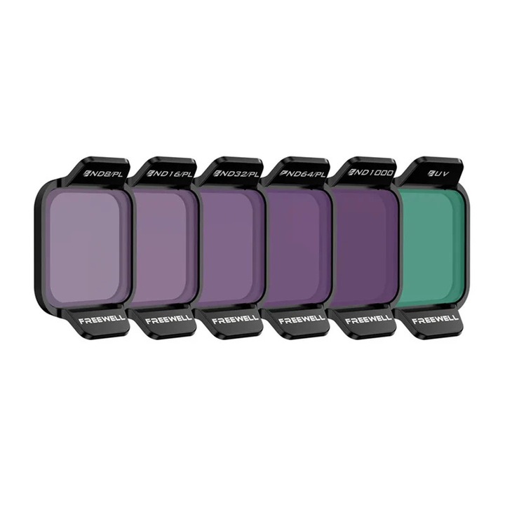 Zestaw 6 filtrow Freewell Bright Day do DJI Flip
