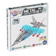 Метален конструктор, Максик, модел самолет, 176 елемента, размери 20.5x16x4см, за деца 5+
