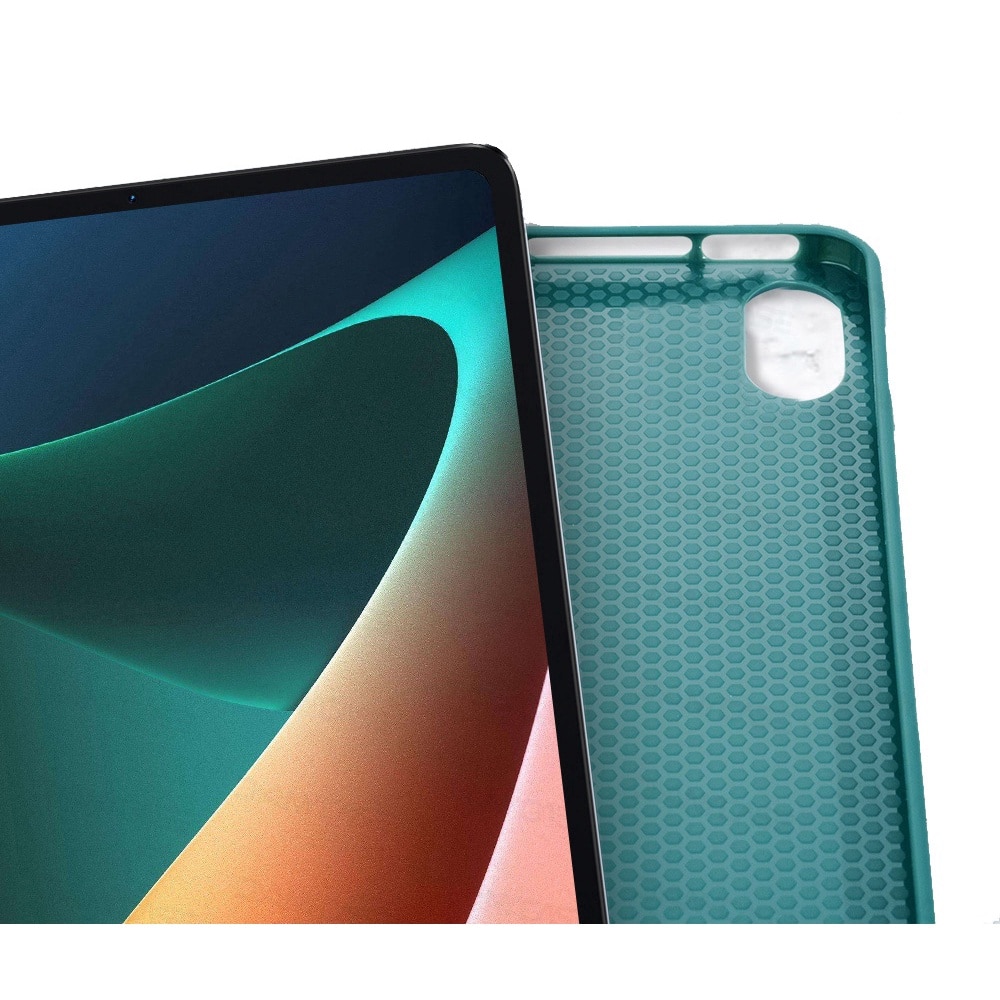 Husa Ultra Slim pentru Lenovo Tab TB311 (FU/XU) 10.1" - Silicon TPU, Smart Cover - Verde marin