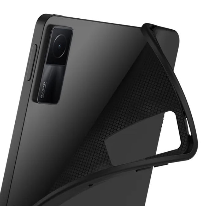 Husa Ultra Slim pentru HONOR Pad X8A, 11.0" - Silicon TPU, Smart Cover - Negru