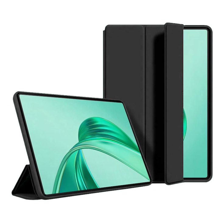 Ultravékony tok HONOR Pad X8A készülékhez, 11,0" - Szilikon TPU, Smart Cover - Fekete