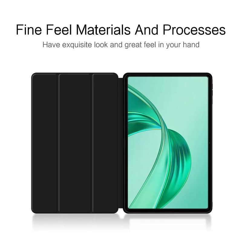Husa Ultra Slim pentru HONOR Pad X8A, 11.0" - Silicon TPU, Smart Cover - Negru